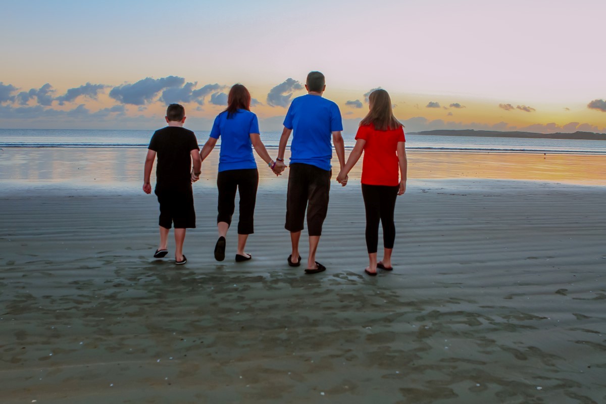 orewa beach family photo shoot