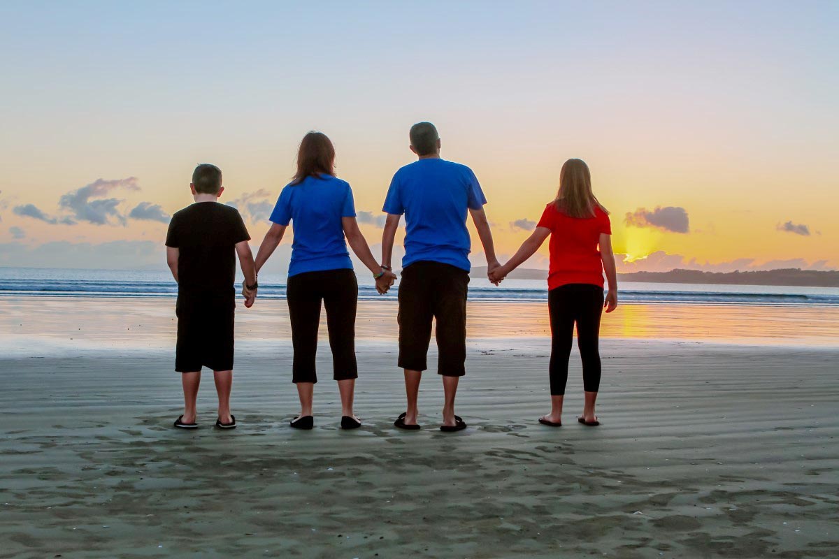 orewa beach family photo shoot