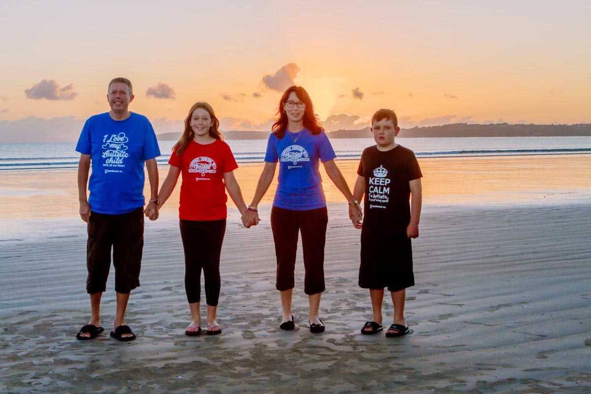 orewa beach family photo shoot