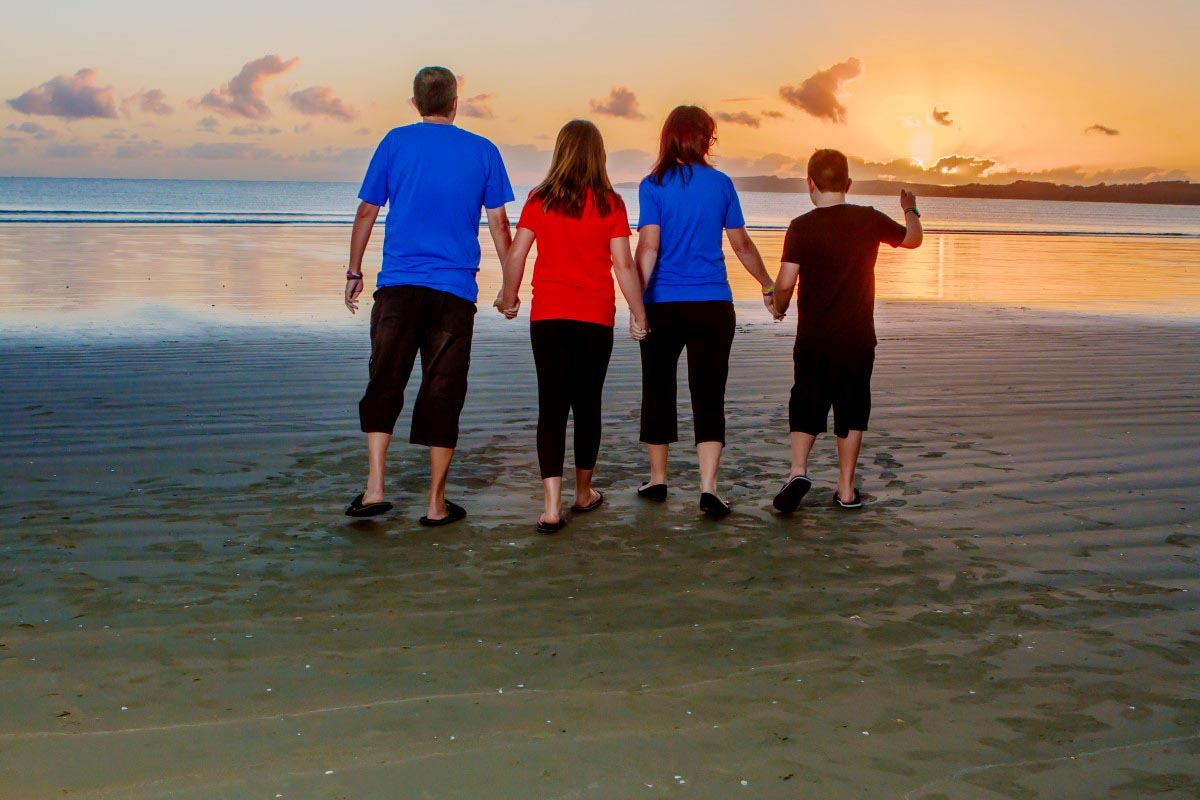 orewa beach family photo shoot