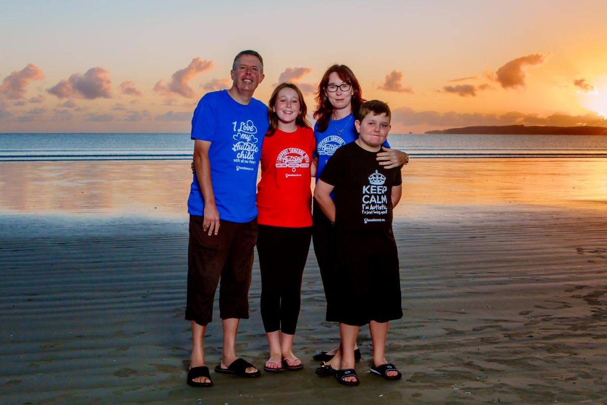 orewa beach family photo shoot